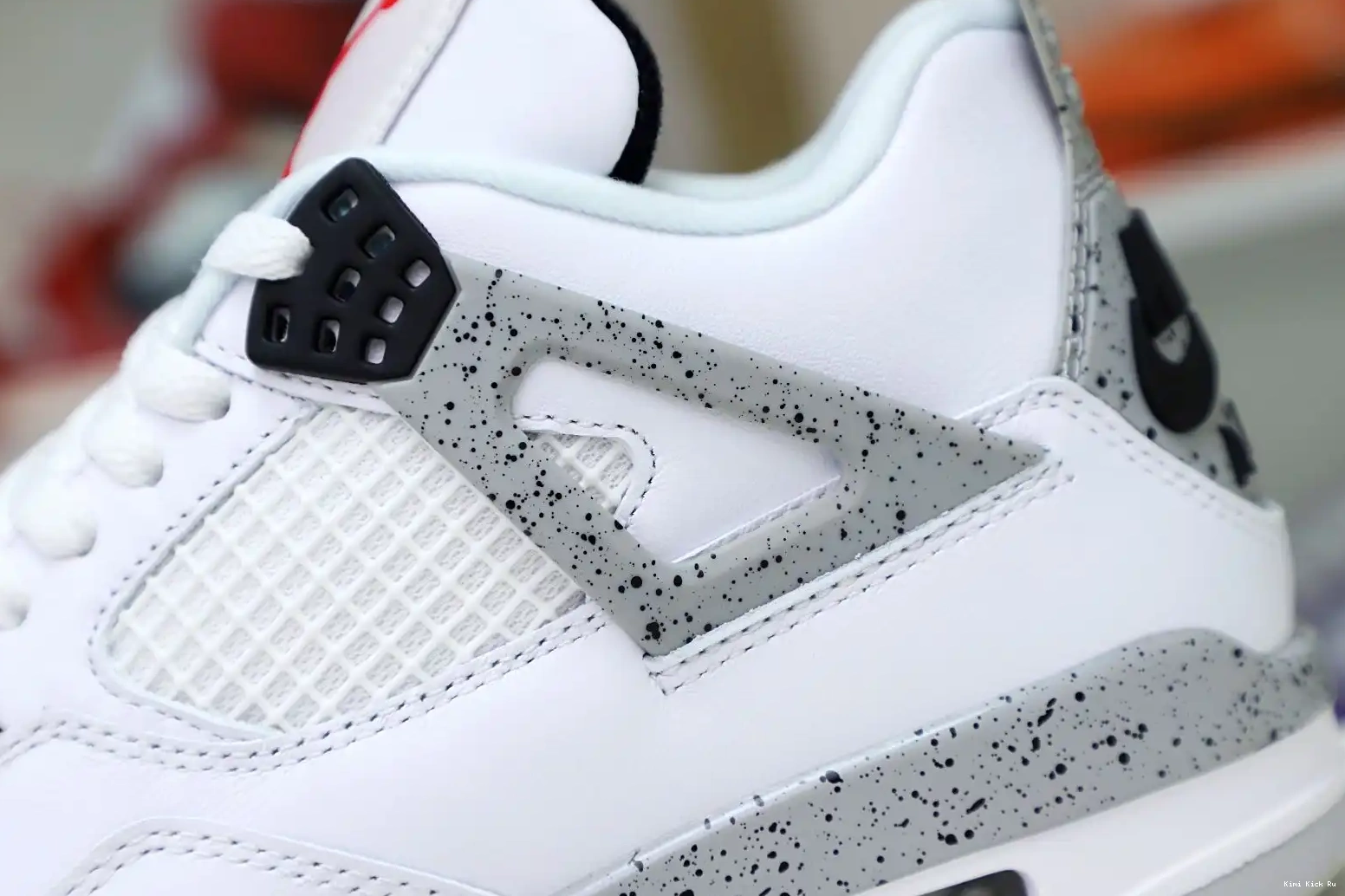 Kimikick 4 White Retro Air Cement Jordan 0728
